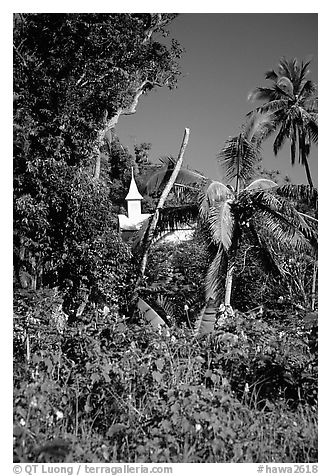 Church,  Kenaea Peninsula. Maui, Hawaii, USA