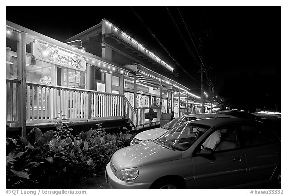 Lapperd's ice cream store, Koloa. Kauai island, Hawaii, USA