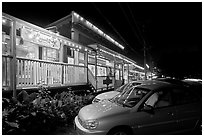 Lapperd's ice cream store, Koloa. Kauai island, Hawaii, USA ( black and white)