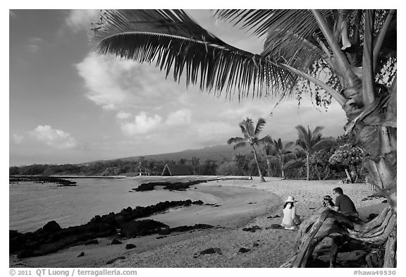 Evening on Honokohau Beach, Kaloko-Honokohau National Historical Park. Hawaii, USA