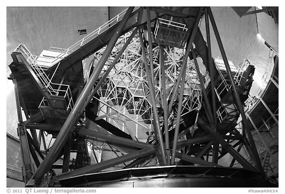 Inside Keck Observatory. Mauna Kea, Big Island, Hawaii, USA