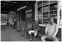 Ulupalakua General Store. Maui, Hawaii, USA ( black and white)