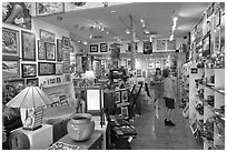 Art gallery. Lahaina, Maui, Hawaii, USA ( black and white)