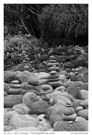 Cairns, Hanakapiai Beach. Kauai island, Hawaii, USA