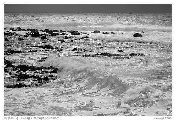 Surf, Isaac Hale Beach. Big Island, Hawaii, USA