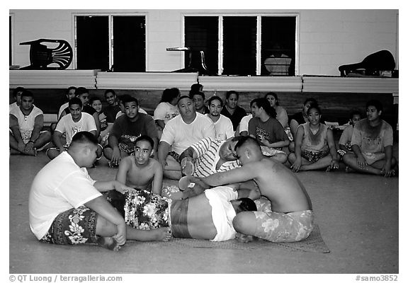 Tatau rite , Aua. Tutuila, American Samoa