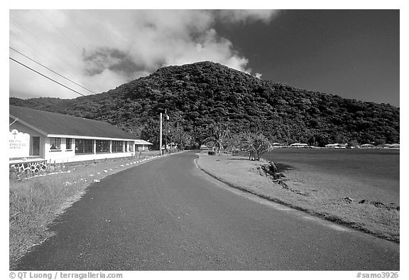 Masefau village. Tutuila, American Samoa