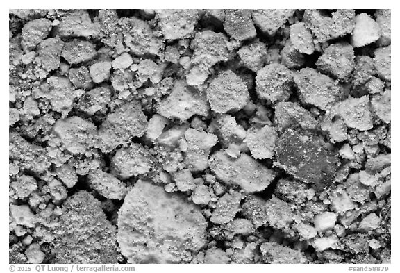 Devils Kitchen, Lassen Volcanic National Park.  (black and white)