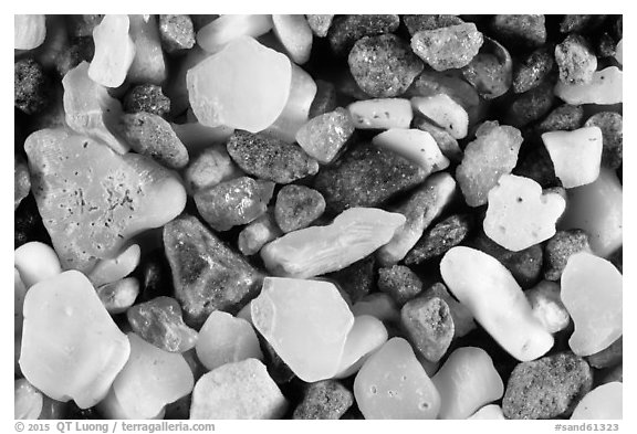 Cabrillo Beach, San Pedro, California.  (black and white)