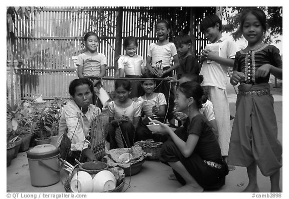 School break. Phnom Penh, Cambodia