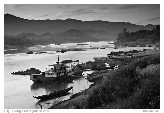 Sunset in Huay Xai. Laos