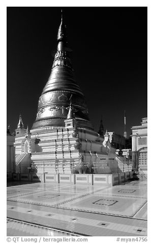 Sanctuary on Sagaing Hill. Mandalay, Myanmar