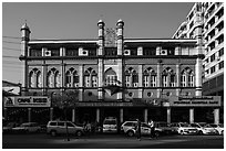 Cholia Jam-E Mosque. Yangon, Myanmar ( black and white)