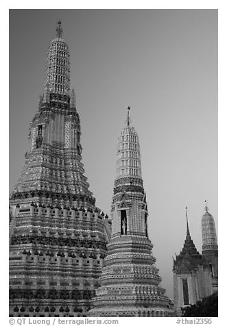 Prang of Wat Arun at dawn. Bangkok, Thailand