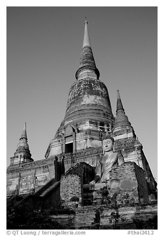 Wat Chai Mongkon. Ayuthaya, Thailand