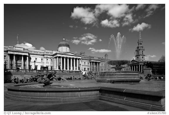 Trafalgar Square. London, England, United Kingdom