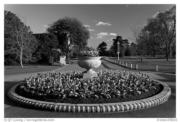 Flower circle. Kew Royal Botanical Gardens,  London, England, United Kingdom