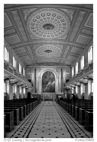 Chapel, Old Royal Naval College. Greenwich, London, England, United Kingdom