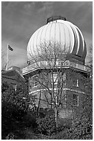 Royal Greenwich Observatory. Greenwich, London, England, United Kingdom ( black and white)