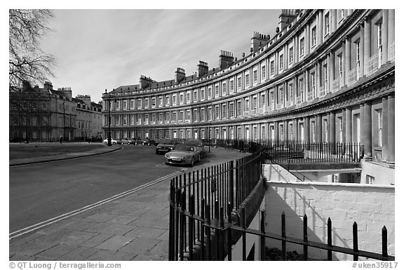 Royal Circus. Bath, Somerset, England, United Kingdom