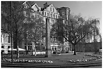 Orange Grove Plaza and Empire Hotel. Bath, Somerset, England, United Kingdom ( black and white)