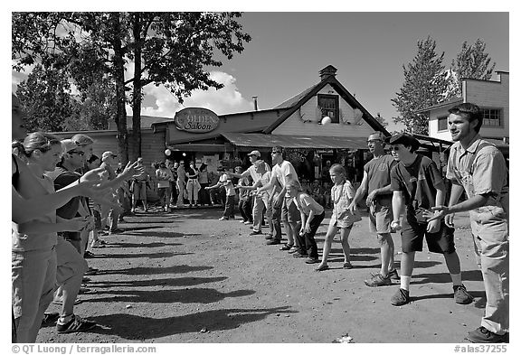 Egg throwing contest. McCarthy, Alaska, USA