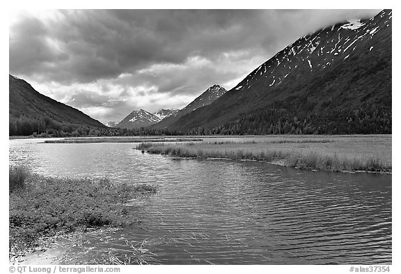 Tern Lake, mid-morning summer. Alaska, USA