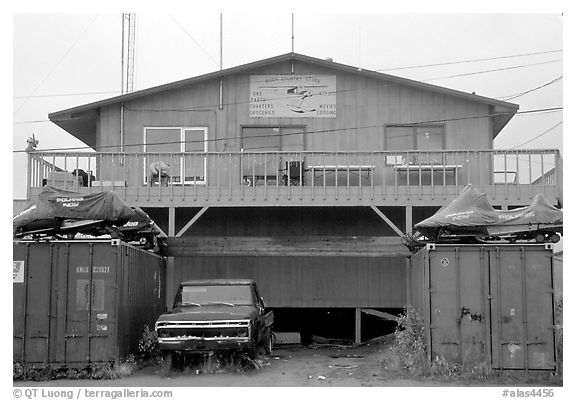 Bush store in Kiana. North Western Alaska, USA