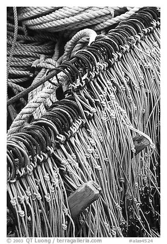 Fishing hooks. Homer, Alaska, USA