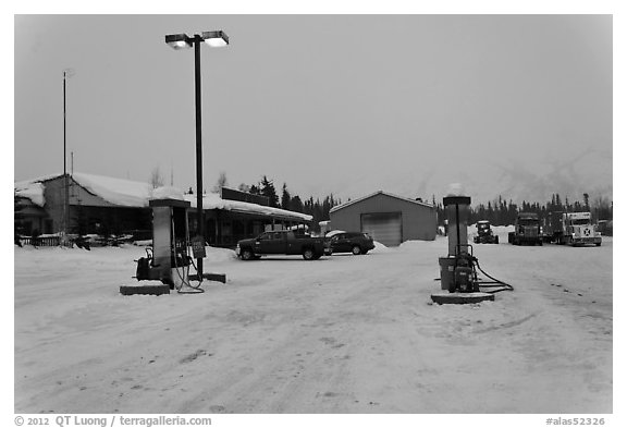 Coldfoot in winter. Alaska, USA