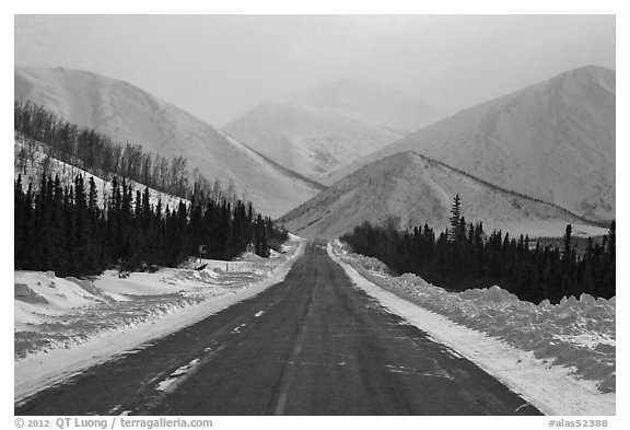 North Slope Haul Road. Alaska, USA