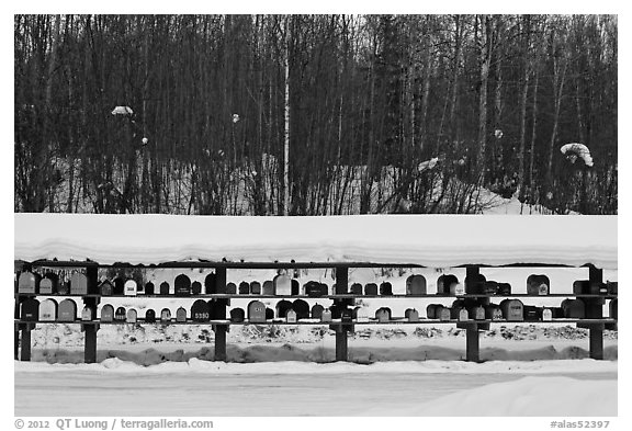 Mailboxes. Alaska, USA