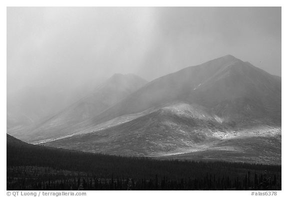 Storm on mountains. Alaska, USA