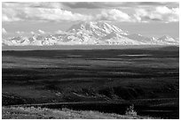 Wrangell Range. Alaska, USA (black and white)
