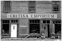 Chitina Emporium. Alaska, USA ( black and white)