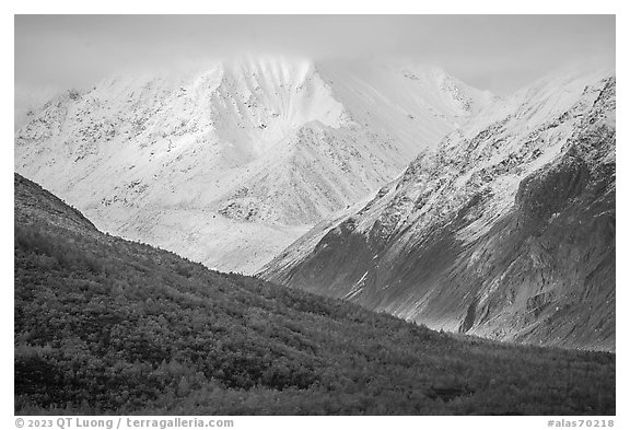 Clearwater Mountains in autumn. Alaska, USA