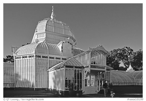 Conservatory of the Flowers, late afternoon. San Francisco, California, USA