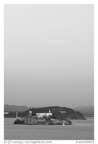 Alcatraz and Yerba Buena Islands, sunset. San Francisco, California, USA