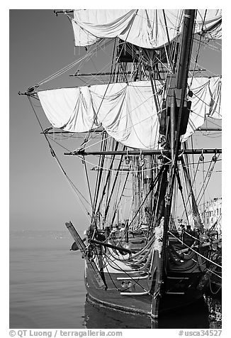 HMS Surprise, used in the movie Master and Commander, Maritime Museum. San Diego, California, USA