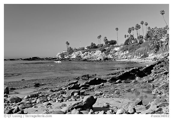 Tidepool and Rockpile Beach. Laguna Beach, Orange County, California, USA