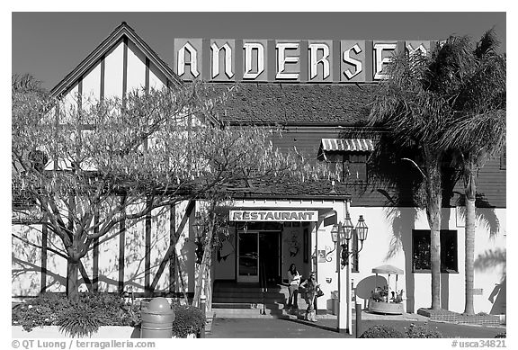 The original Andersen pea soup restaurant. California, USA