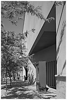 Technology Museum of Innovation. San Jose, California, USA ( black and white)