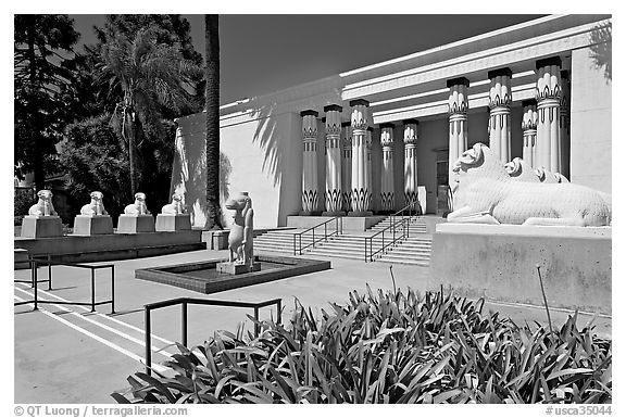 Egyptian Museum at Rosicrucian Park. San Jose, California, USA