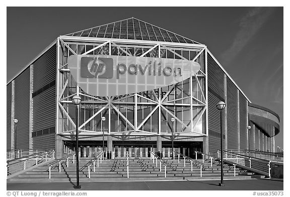 HP Pavilion, afternoon. San Jose, California, USA