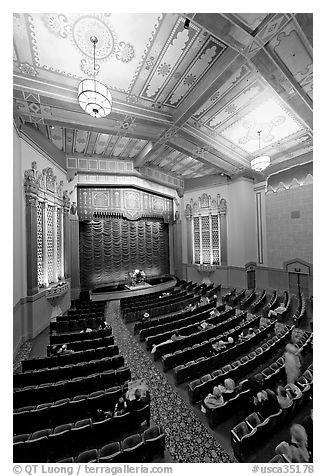 Stanford Theater in Art Deco style. Palo Alto,  California, USA