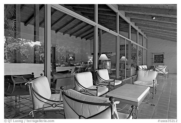 Sunset Magazine headquarters. Menlo Park,  California, USA (black and white)
