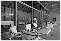 Sunset Magazine headquarters. Menlo Park,  California, USA ( black and white)