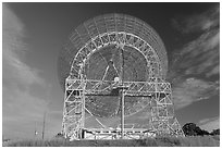 150ft parabolic reflector operated by SRI International. Stanford University, California, USA (black and white)