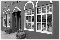 Half Moon bay feed store. Half Moon Bay, California, USA (black and white)