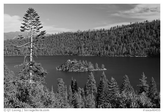 Fannette Island, Emerald Bay, California. USA